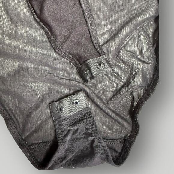 Zara Black Long Sleeve Bodysuit sz XS - Picture 2 of 4